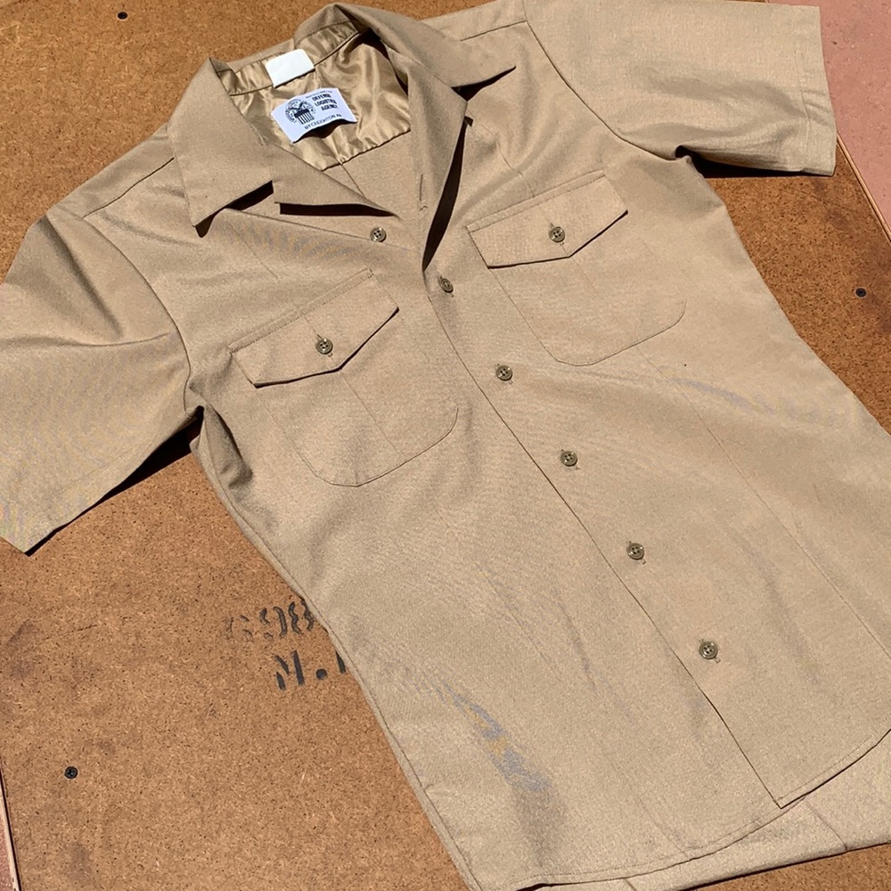 Defense logistics agency uniform shirt Patch it up